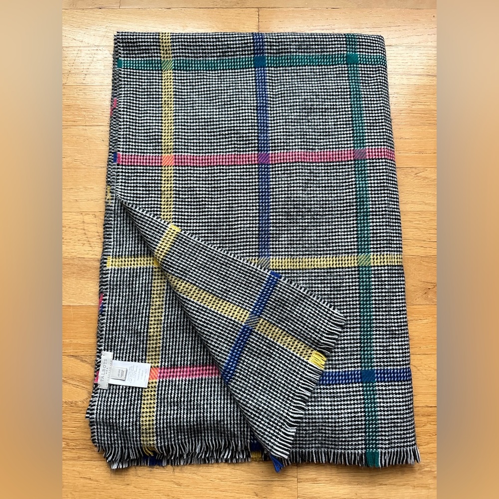Talbots multicolored oblong scarf plaid